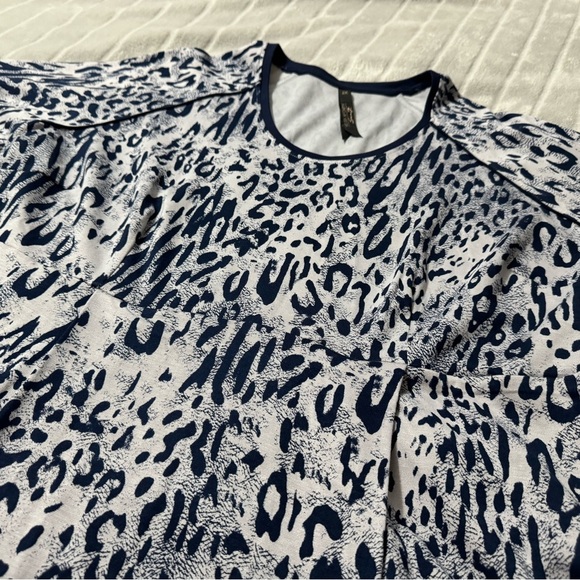 Melissa McCarthy Seven7 Womens Plus Animal Print High-Low Peplum Top Siz… - Picture 5 of 12